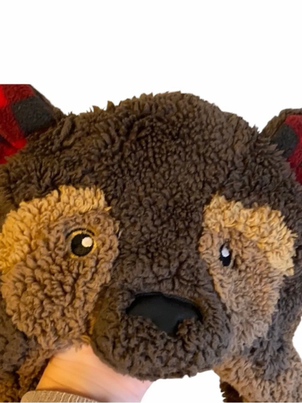 Baby Gap Brown Teddy Bear Trapper Hat size medium/large
